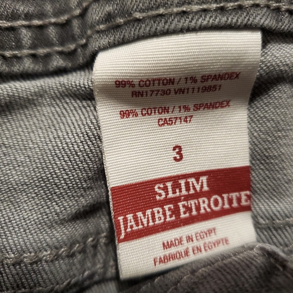 Grey Mossimo Skinny Ripped Jeans (Size 3) - Picture 4 of 11